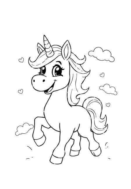 Magical Unicorn Spreading Boundless Joy and Laughter