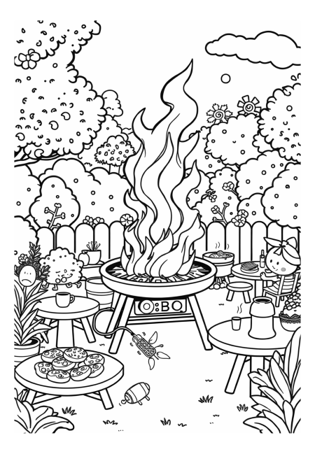 Sizzling BBQ in the Backyard