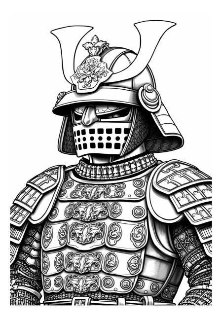 An Ancient Samurai Armor Display