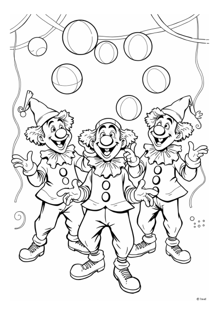 Hilarious Clown Juggling Extravaganza