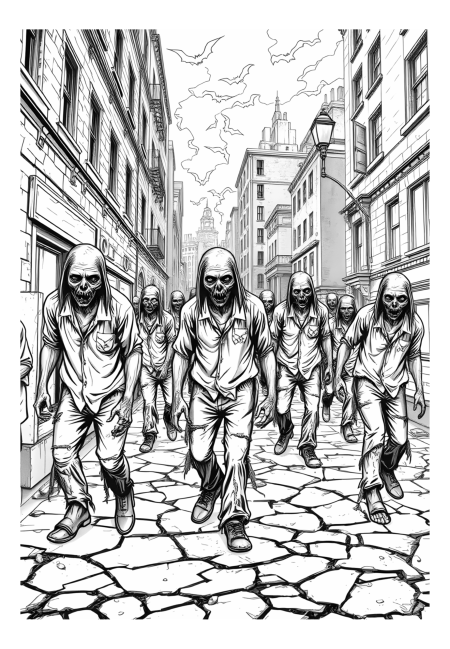 Zombies in the City Streets