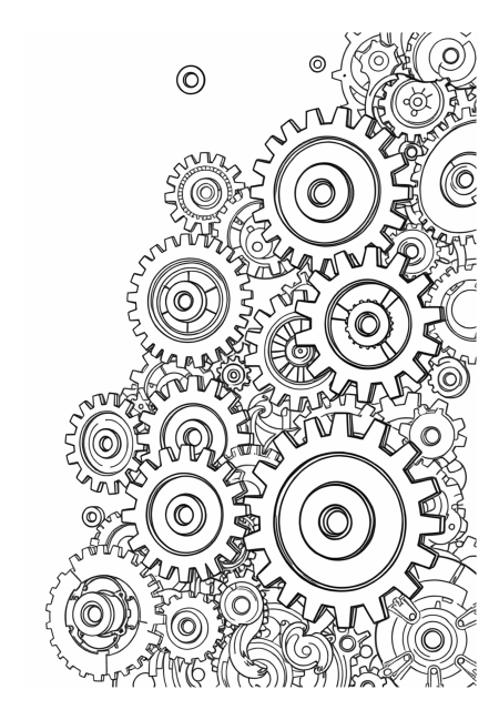 Intricate Gears and Cogs in Motion