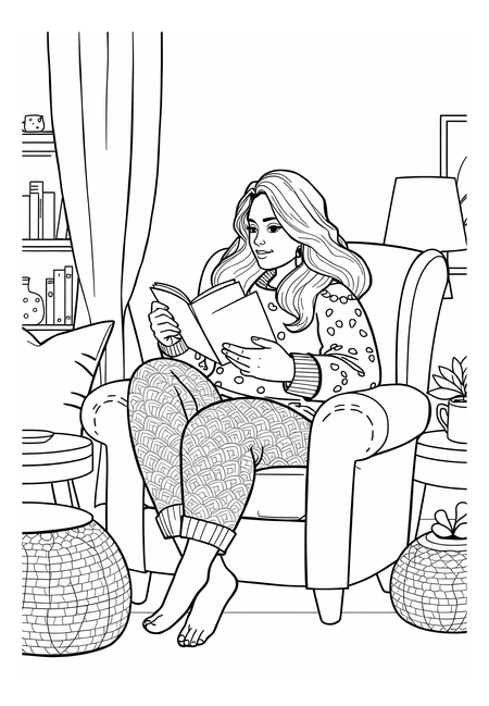 Cozy Book Nook & Tea Haven