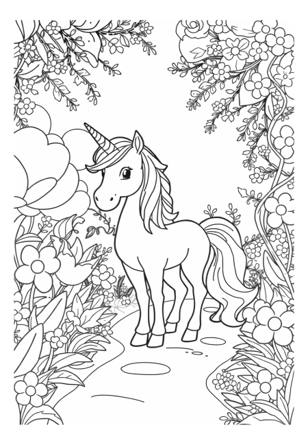 Enchanted Unicorn Garden Haven