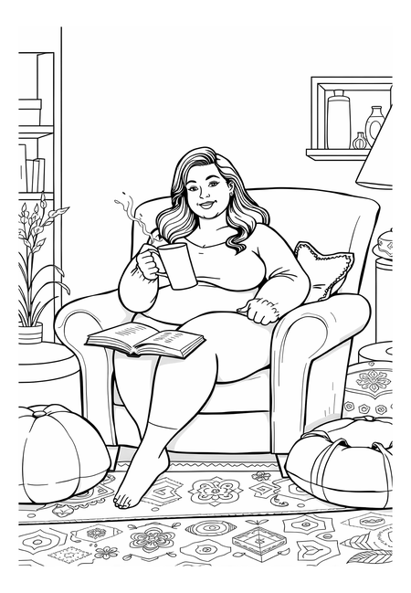 Cozy Book & Tea Escape