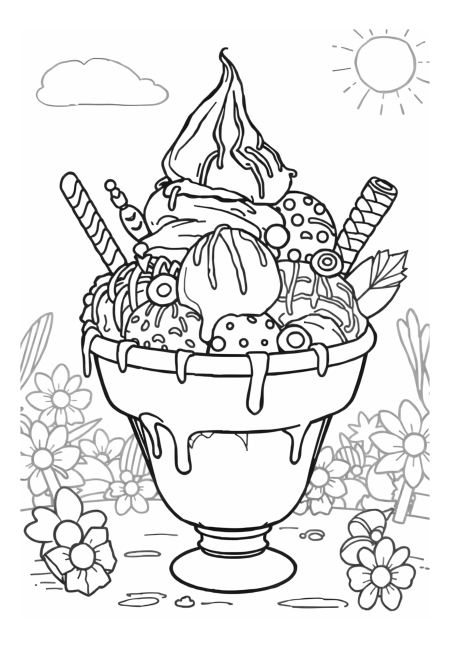 Homemade Ice Cream Delight