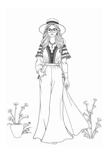 Vintage Fashion Ensemble