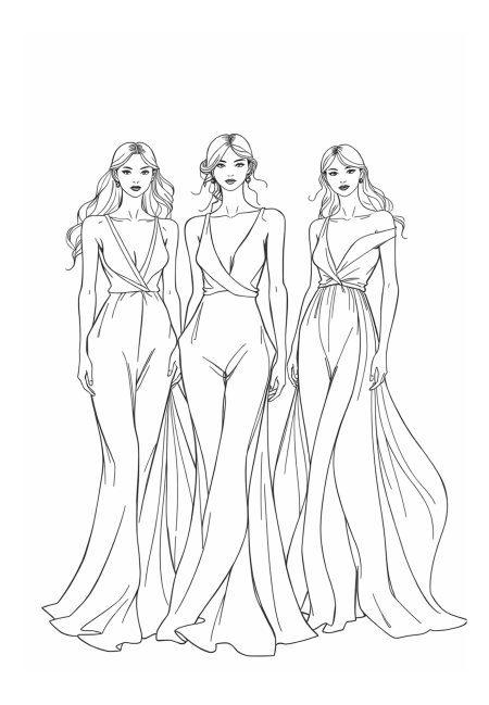 Couture Fashion Sketches