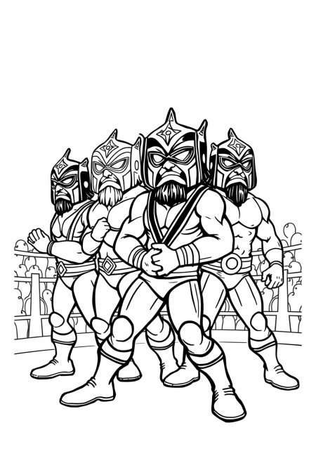 Lucha Libre Wrestlers