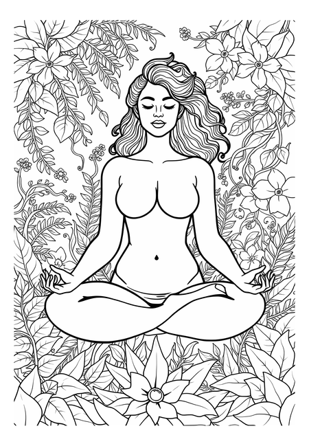 Nature’s Embrace: Body Positivity in Bloom
