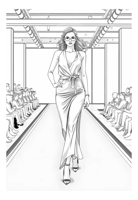Glamorous Runway Look