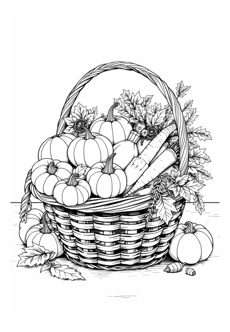 Bountiful Harvest Vegetable Basket