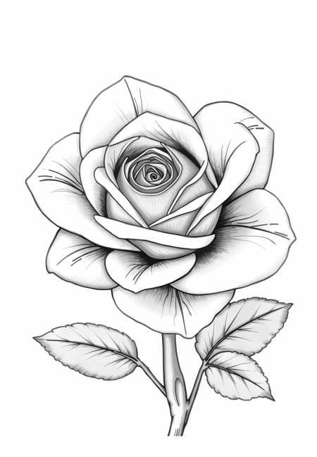Realistic Roses with Detailed Petals