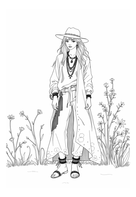 Boho Luxe Fashion Ensemble