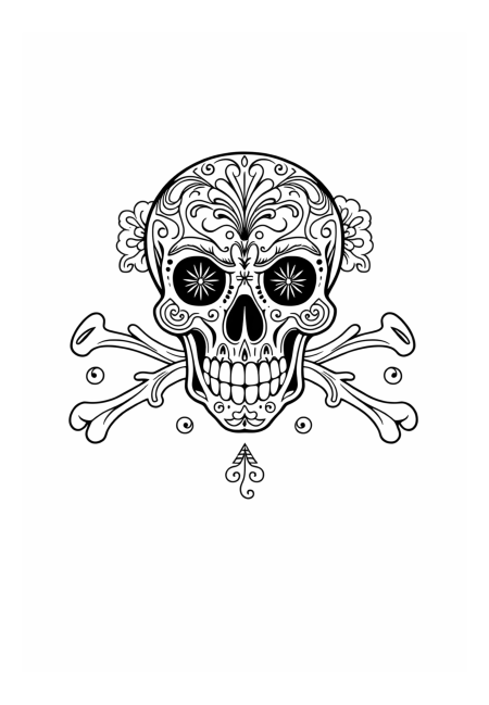 Authentic Pirate Skull & Crossbones Flag