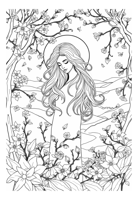 Celestial Nature Goddess