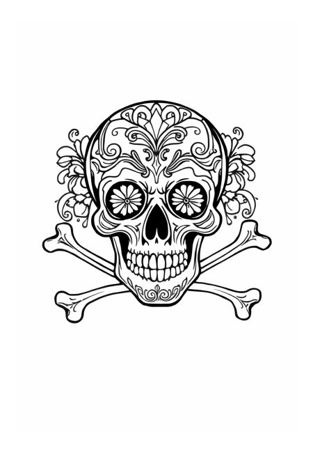 High Seas Pirate Skull & Crossbones Flag