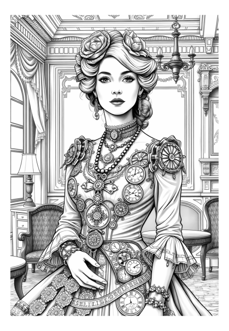 Victorian Steampunk Fashion Icon