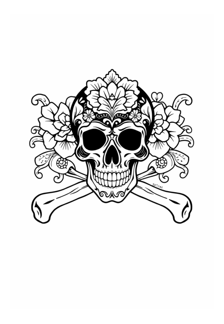 Ultimate Pirate Skull & Crossbones Flag Design