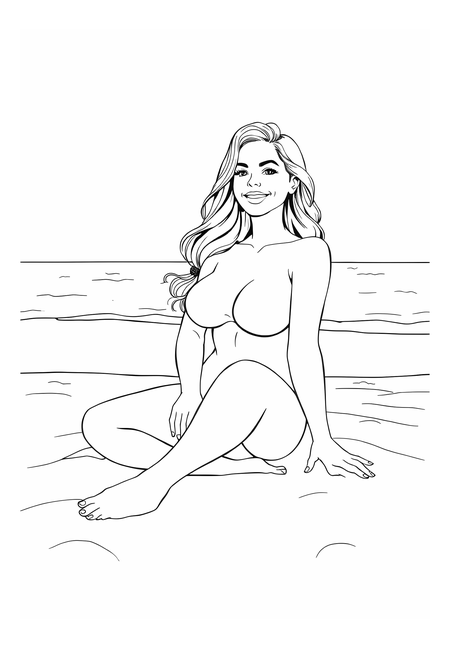 Sitting Proudly on the Beach