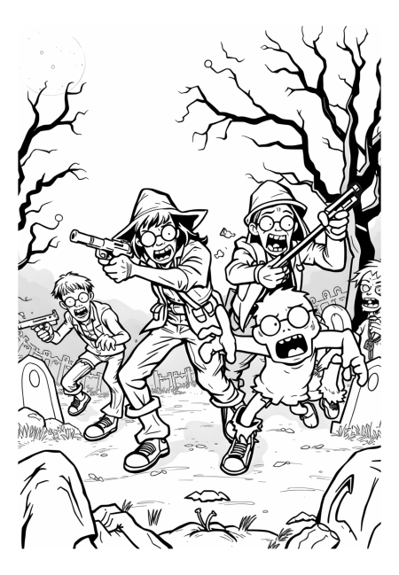 Zombie Hunters in Action