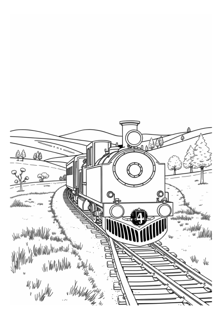 Vintage Railway Adventure Through Scenic Countryside