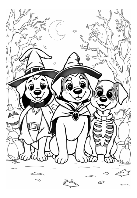 Dogs in Halloween Costumes