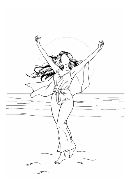 Ocean Breeze Elegance: Where Strength Meets Beauty