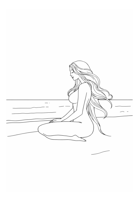 Sun-Kissed Beach Goddess: Ultimate Sunlit Serenity