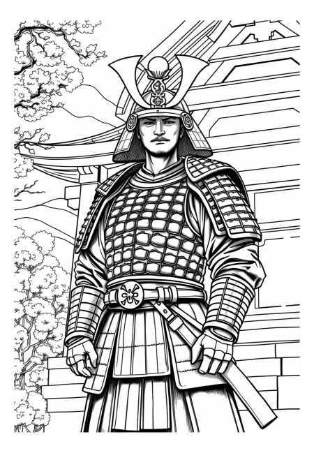 Samurai Guardian of the Shinto Shrine