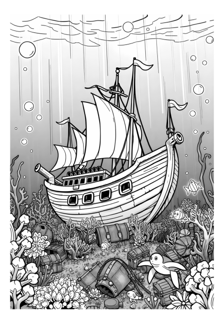 Underwater Pirate Shipwreck Adventure