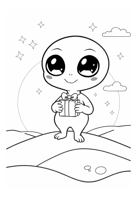 Charming Alien Arrives with Earthly Gifts