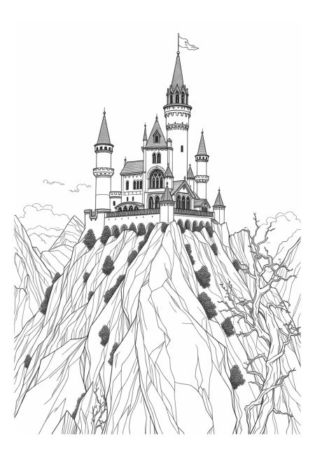 Enchanted Mountain Fortress