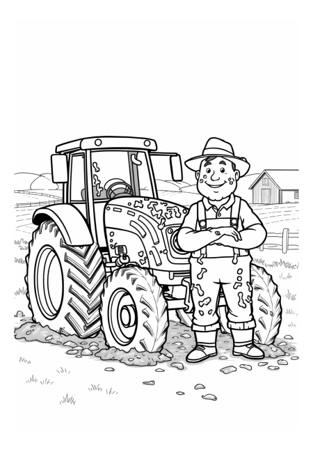 Muddy Tractor & Farmer: Authentic Farm Life