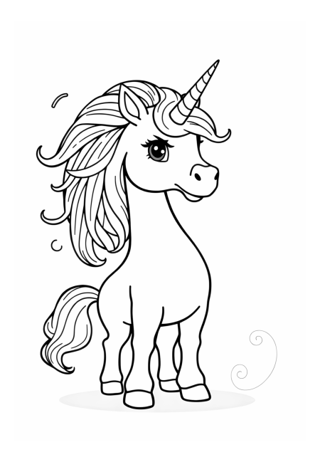 Majestic Rainbow Mane Unicorn
