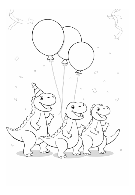 Dino Balloon Extravaganza